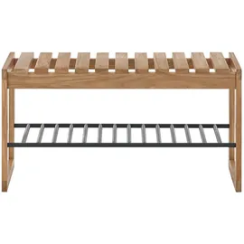 MCA Furniture BANTRY Bank 88 x 45 x 30 cm beige / beige geölt