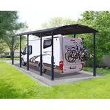 CANOPIA Palram - Canopia Carport Arcadia Alpine 10600 Anthrazit 360 cm x 1100 cm