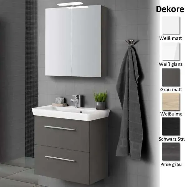 Dansani Waschplatz Badmöbelset Mido+ 60 cm - Badmöbel
