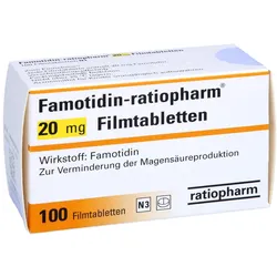 FAMOTIDIN-ratiopharm 20 mg Filmtabletten 100 St