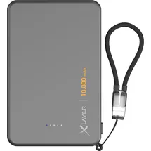 Xlayer MagFix Pro Powerbank Ultra Slim 10.000 mAh schwarz