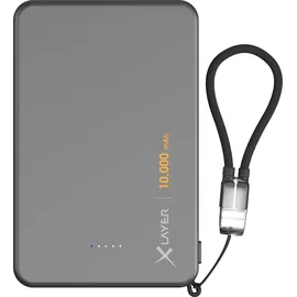 Xlayer MagFix Pro Powerbank Ultra Slim 10.000 mAh schwarz