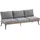 Niehoff Serra Loungesofa schwarz