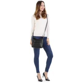 Betty Barclay Umhängetasche echt Leder schwarz