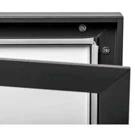 Showdown Displays Showdown® Displays Schaukasten grau 4x DIN A4 52,1 x 2,3 x 69,6 cm, 1 St.