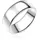 Männerglanz Ring silber 56