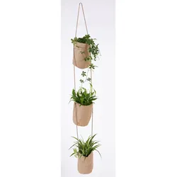 bonprix Pflanzhalter für 3 Pflanzen, beige, Onesize