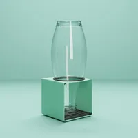 KJUB Flaschenhalter kompatibel für Flaschen von SodaStream, Aarke, AirUp UVM.| Zum Trocknen & zur Aufbewahrung von Glasflaschen & Edelstahlflaschen | Erweiterbar 1er 2er, 3er, 4er (Grün)