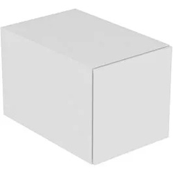 Keuco Edition 11 Sideboard 31320180100 35 x 35 x 53,5 cm, mit LED-Beleuchtung, Lack Seidenmatt, Glas Cashmere klar