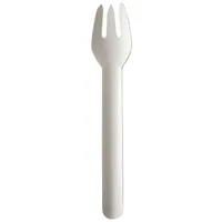 Papstar Gabeln aus Papier 15,5 cm 400 St. Weiß