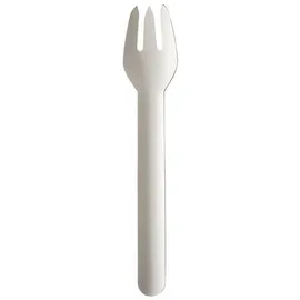 Papstar Gabeln aus Papier 15,5 cm 400 St. Weiß