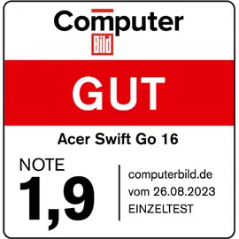 Acer Swift Go 16 OLED Intel Core i7-1335U 16 GB RAM 512 GB SSD