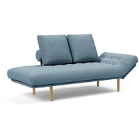 INNOVATION LIVING Schlafsofa Rollo Stem Stoff Light Blue