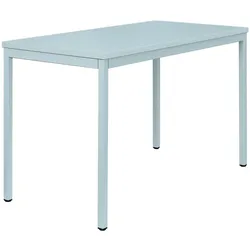 Schreibtisch Besprechungstisch 75x140x60cm HxBxT lichtgrau X-331040