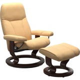 Stressless Relaxsessel STRESSLESS Consul Sessel Gr. Material Bezug, Material Gestell, Ausführung / Funktion, Maße B/H/T, gelb (yellow) Lesesessel und Relaxsessel