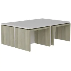 Couchtisch Chest Weiß Cordoba