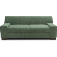 DOMO. Collection Norma Sofa / 2er fest / Größe 194 x 85 x 74 cm (BxTxH) / Bezug Polyester grün