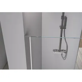 Bernstein Eckdusche Bernstein DX906 flex Schiebetür Soft-Close 8mm Nano Echtglas Chrom 110x90cm