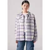 Levi's Levi ́s ® Kids PLAID Shacket Langarmhemd - heirloom Lilac - 8 Jahre