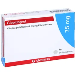 CLOPIDOGREL Glenmark 75 mg Filmtabletten 28 St