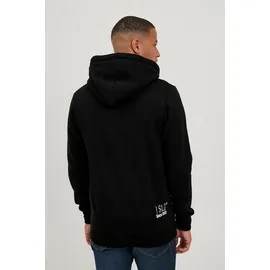 !Solid Hoodie Schwarz/Weiß S