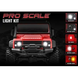 PRO SCALE LED LICHT-SET KOMPLETT TRAXXAS TRX-4M DEFENDER 9784