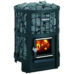 Wolff Finnhaus holzbeheizter Ofen 21 kW mit BimSchV-Kit und Schornstein