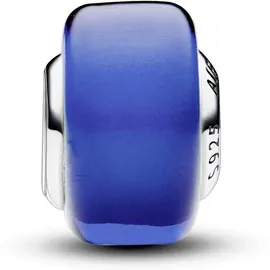 Pandora Moments Blaues Murano-Glas Silber 793105C00
