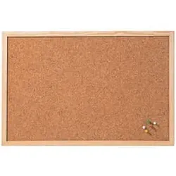 FRANKEN Korktafel 80x60cm Holzrahmen CC-KT6080E