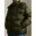 Ralph Lauren Daunenjacke mit abnehmbarer Kapuze, Oliv, L