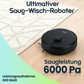 ideoon Saugroboter Schwarz
