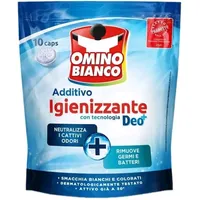 6x Omino Bianco Hygiene Waschzusatz Caps 10 Stück Fleckenentferner Deo Italien