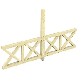 SKANHOLZ Seitenwand, BxH: 78,5 x 210 cm, Holz, natur