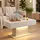 Homcom Couchtisch Weiß MDF 108 x 48 x 55 cm