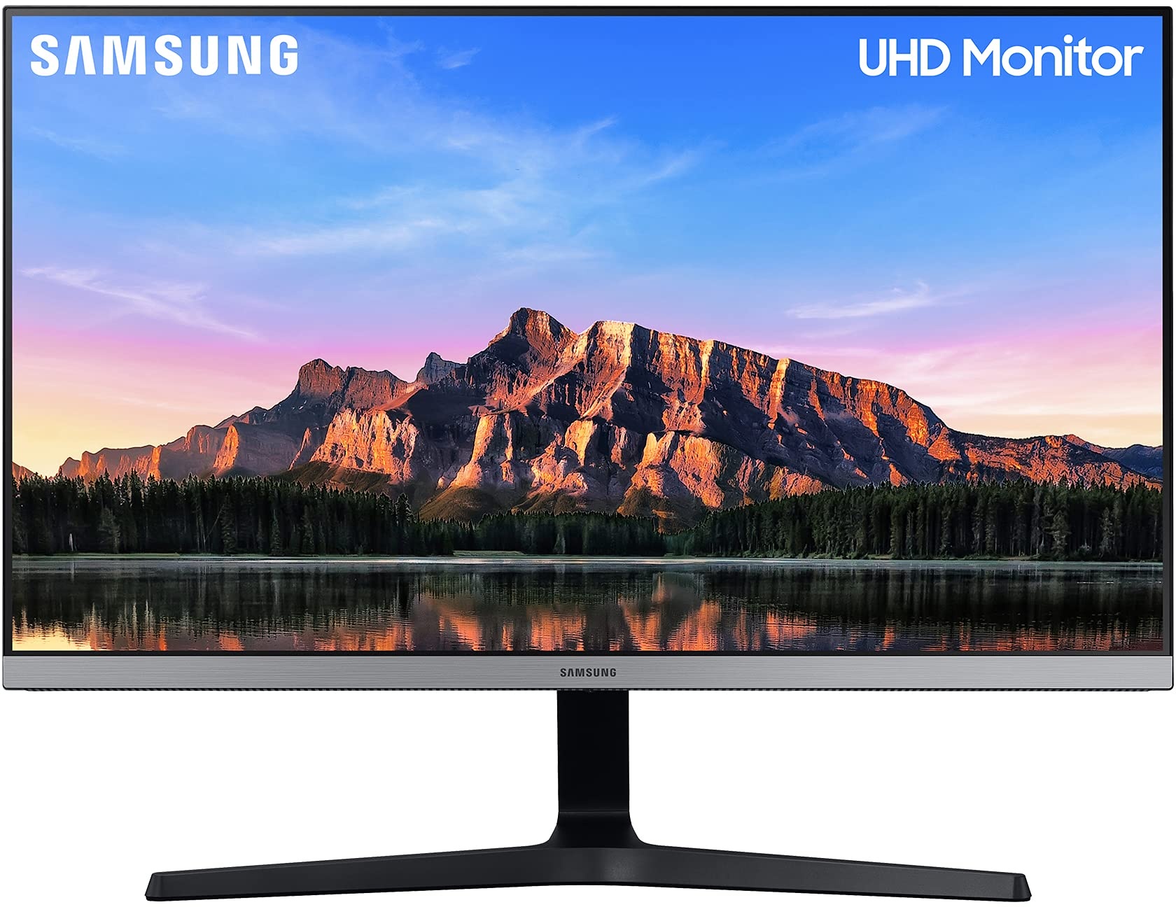 Samsung UHD Monitor U28R550UQP, 28 Zoll, IPS-Panel, 4K UHD-Auflösung, AMD FreeSync, Reaktionszeit 4 ms, Bildwiederholrate 60 Hz