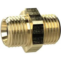 Riegler Doppelgewindenippel, zyl., G 2 a., G 2 1/2