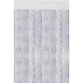 arsvita Flauschvorhang 80x200 cm Unistreifen grau,