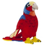 HEUNEC 285576 - Softissimo Papagei, 20 cm