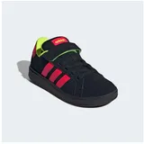 adidas Grand Court 00s Kinder Core Schwarz/Lucid Rot/Lucid Lemon 33