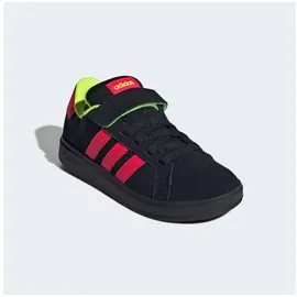 adidas Grand Court 00s Kinder Core Schwarz/Lucid Rot/Lucid Lemon 33