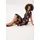 Aniston CASUAL Sommerkleid Schwarz/Rosa 46