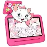 2025 Neueste Android 14 Kinder Tablet 7 Zoll, 10GB(4+6) RAM+64GB ROM/TF 1TB, WLAN 6, 5G+2.4G WLAN, 8-Core 1.8 GHz, 1024*600, 3500mAh, Type-C, Bluetooth 5.0, Kids Tablet Mit EVA-Hülle - Rosa
