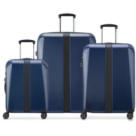 Delsey Promenade Hard 2.0 Koffer-Set 3-tlg. blau/schwarz