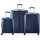 Delsey Promenade Hard 2.0 Koffer-Set 3-tlg. blau/schwarz