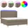 vidaXL Boxspringbett 180 x 200 cm Schwarz
