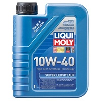 Liqui Moly 4x 1 L Super Leichtlauf 10W-40 + Ölw.-Anhänger