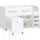 Hti-Living Hochbett Luisa 90 x 190 cm MDF weiß