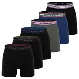 Scotch & Soda Boxershort 6er Pack in Schwarz/Schwarz/Grün S