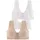 PETITE FLEUR Soft-BH Damen 2xweiß+puder Gr.90B/C/D