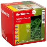 Fischer SX Plus Green 8x65, 45er-Pack 567810